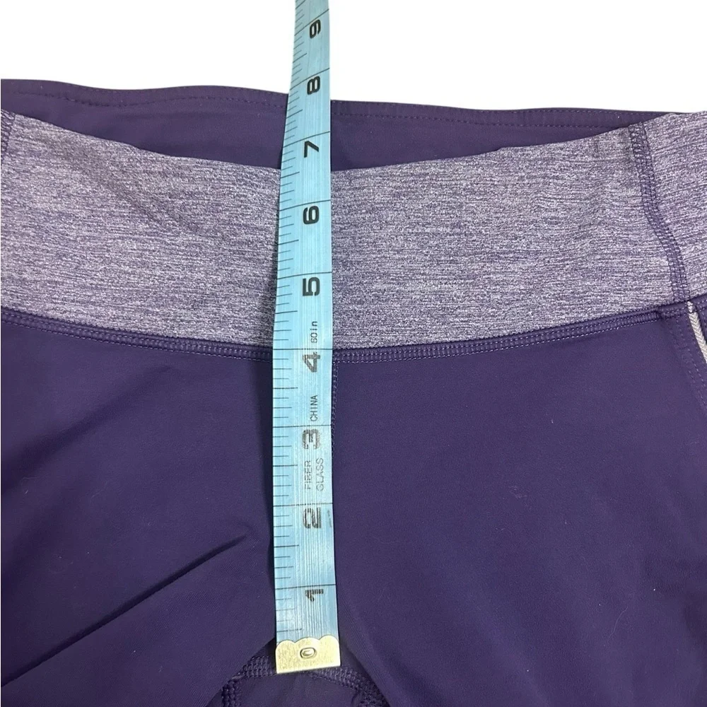 Lululemon Purple Run Excel Crop Activewear Legging Capri Women’s Size 6